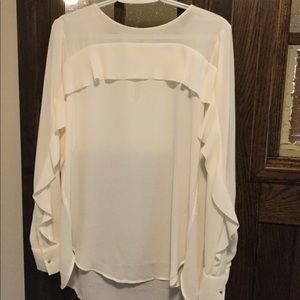 Banana Republic Ecru Size S Blouse